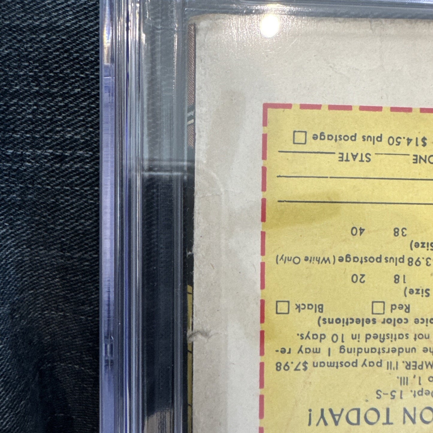 FIGHTING YANK #10 CGC 5.0 Bondage Torture COVER GOLDEN AGE 1944