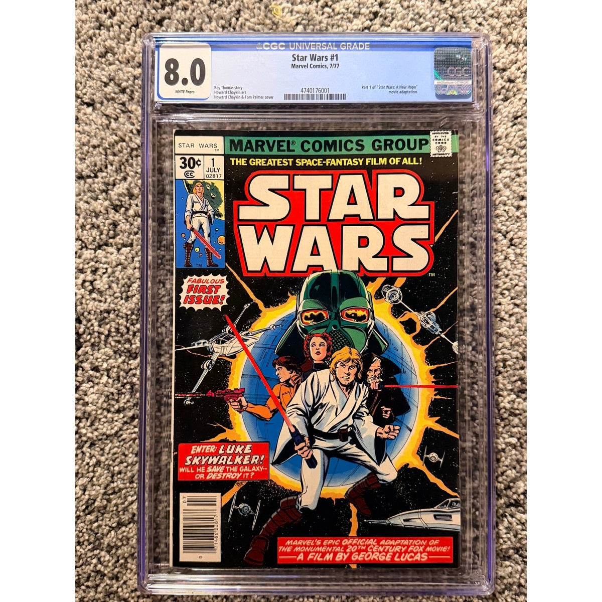 CGC 8.0 Star Wars #1 A New Hope - Vintage Bronze Age Comic