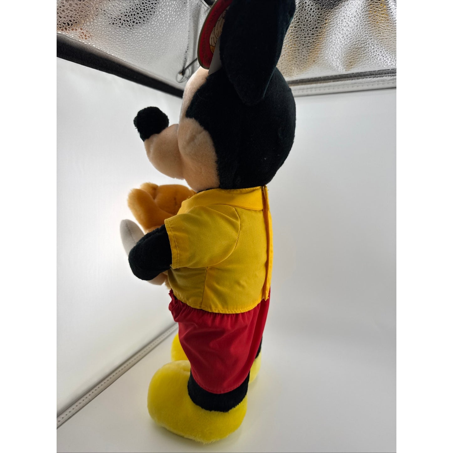 1989 WDW 20" Mickey & Teddy - 2nd Annual Teddy Bear Convention with Tag
