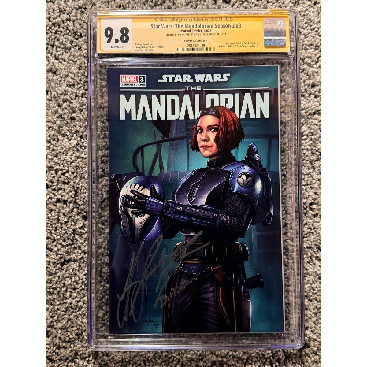 CGC 9.8 Signed by Katee Sackhoff The Mandalorian Season 2 #3