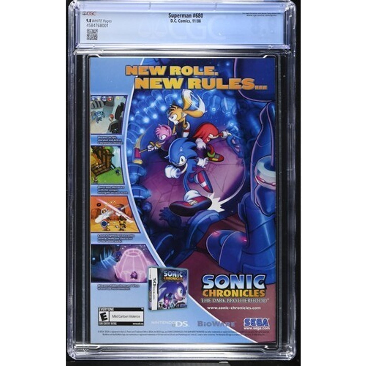 CGC 9.8 - Superman #680. Atlas vs. Krypto. Zachary Zatara app. Alex Ross