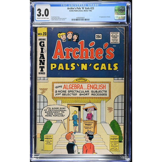 Archie's Pals 'n' Gals #23 CGC-3.0 1st app. Josie