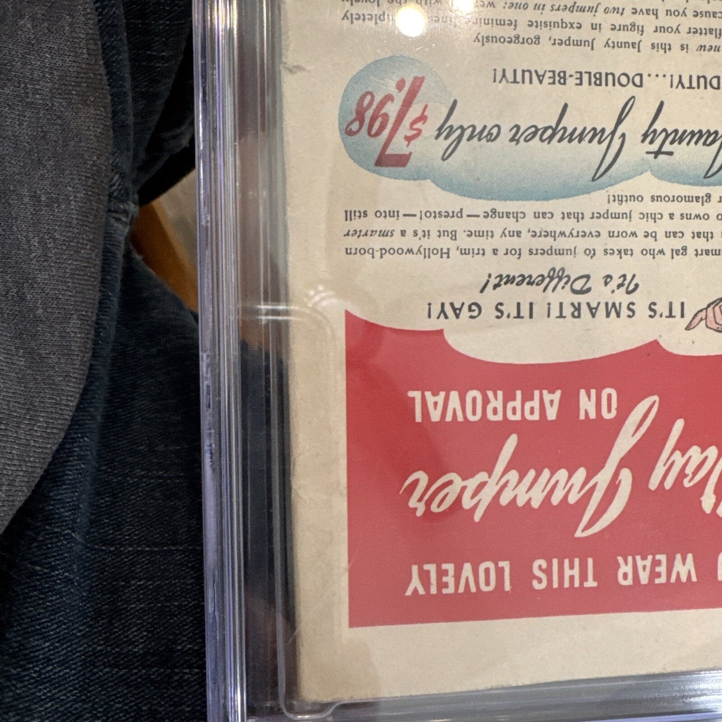 FIGHTING YANK #10 CGC 5.0 Bondage Torture COVER GOLDEN AGE 1944