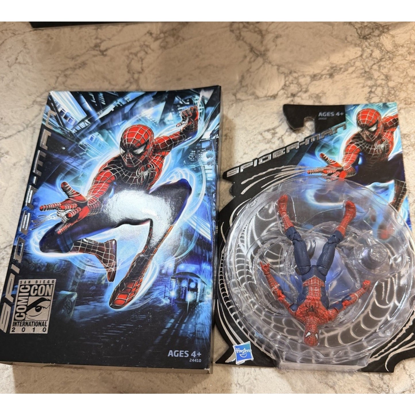 SDCC 2010 SPIDER-MAN TOBEY MAGUIRE HASBRO MARVEL MCU 3.75" FIGURE EXCLUSIVE NEW