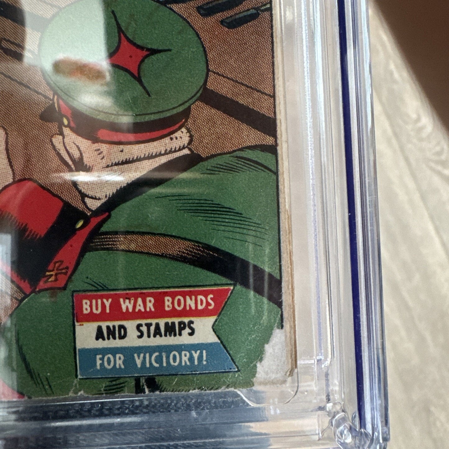 FIGHTING YANK #10 CGC 5.0 Bondage Torture COVER GOLDEN AGE 1944