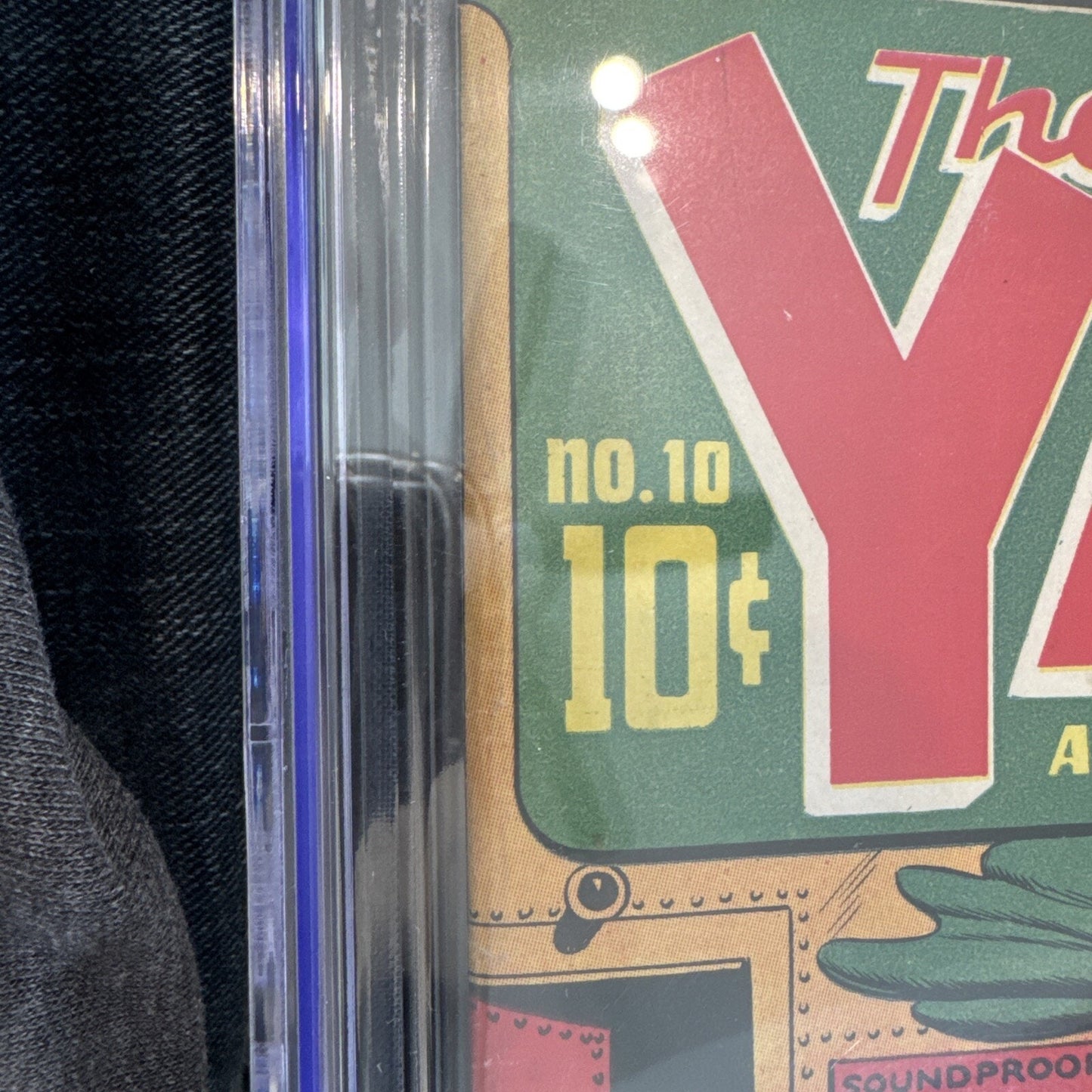FIGHTING YANK #10 CGC 5.0 Bondage Torture COVER GOLDEN AGE 1944