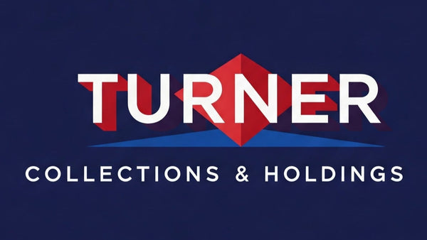 Turner Collections & Holdings logo on a dark blue background