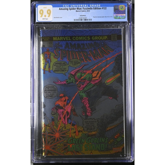 Amazing Spider-Man 122 FOIL Facsimile Edition CGC 9.9
