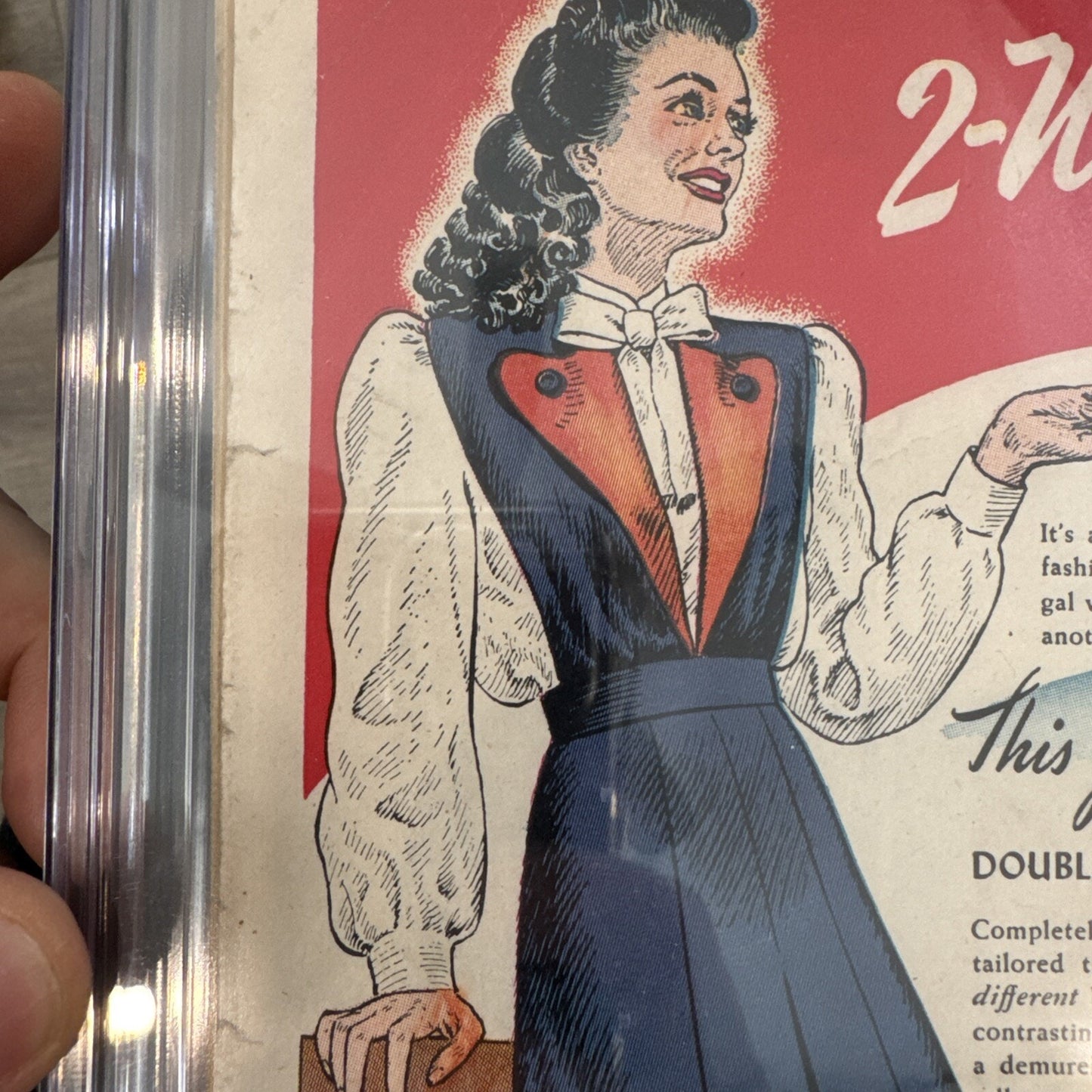 FIGHTING YANK #10 CGC 5.0 Bondage Torture COVER GOLDEN AGE 1944